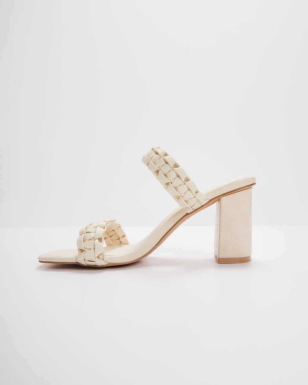 Olivia-Heidi Woven Strappy Heels